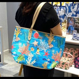 Tote Mermaid Blue by Happy Wahine